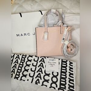 NWT Authentic Marc Jacobs The Grind Tote in Peach Whip #M0015685